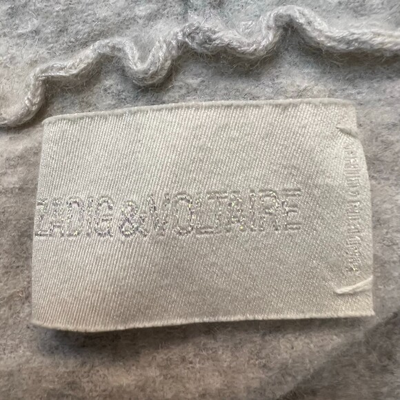 Zadig & Voltaire Sixtine Zip Cardigan Size Medium - Picture 5 of 6